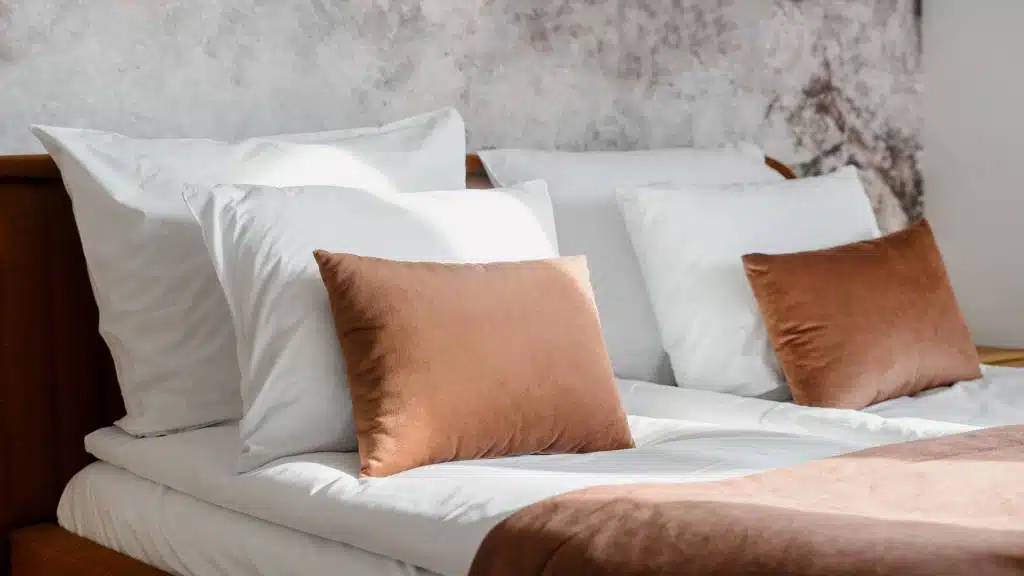 dormir chaud hiver édredon plume couette duvet oie canard linge lit sommeil chaleur froid