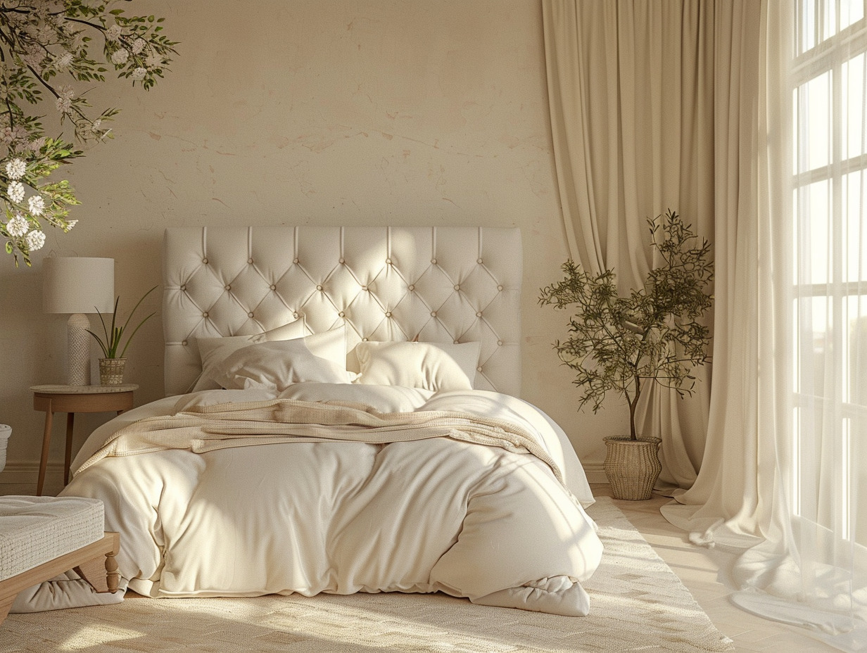 chambre beige