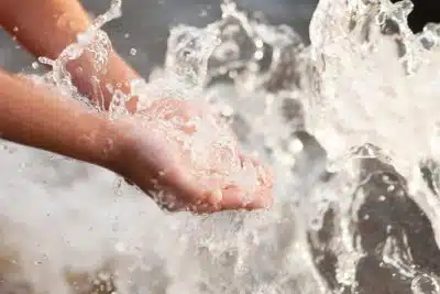 L'eau du réservoir