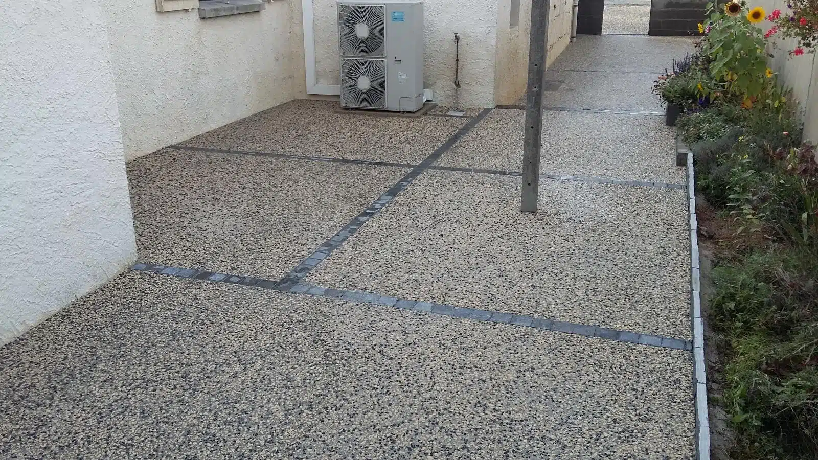 béton décoloré