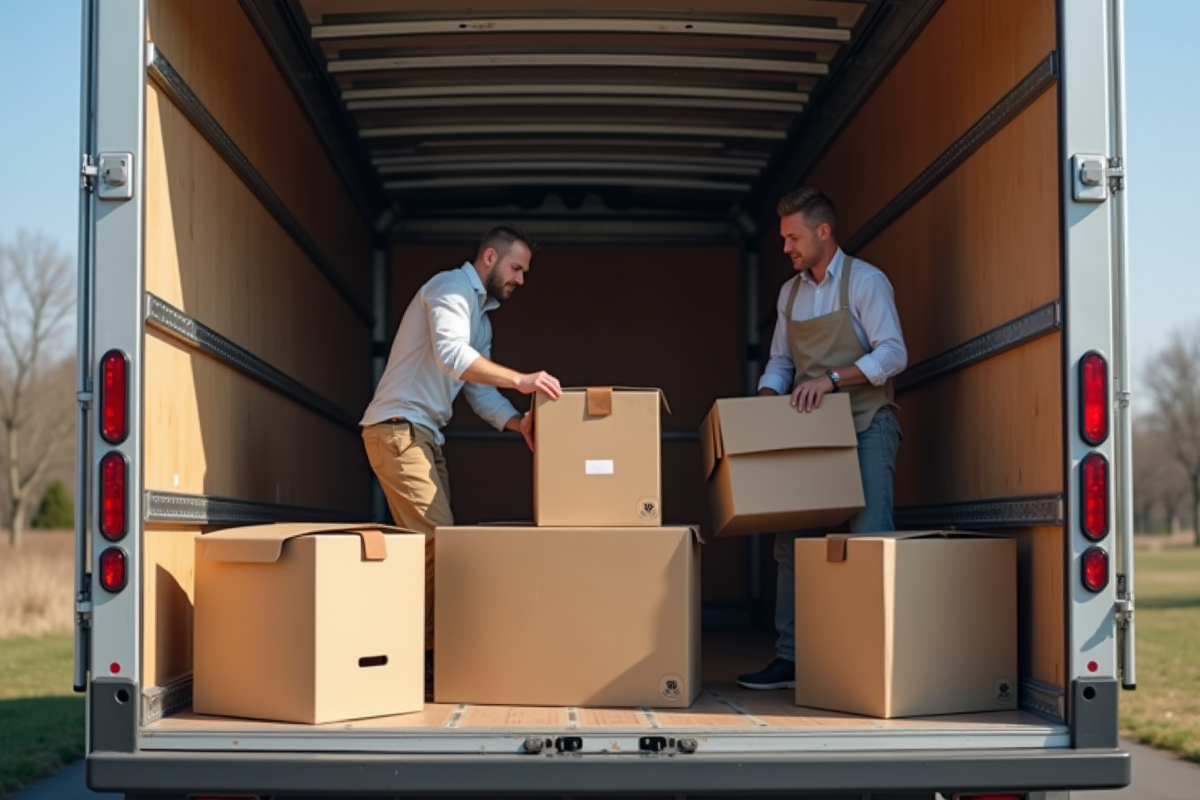 camion déménagement