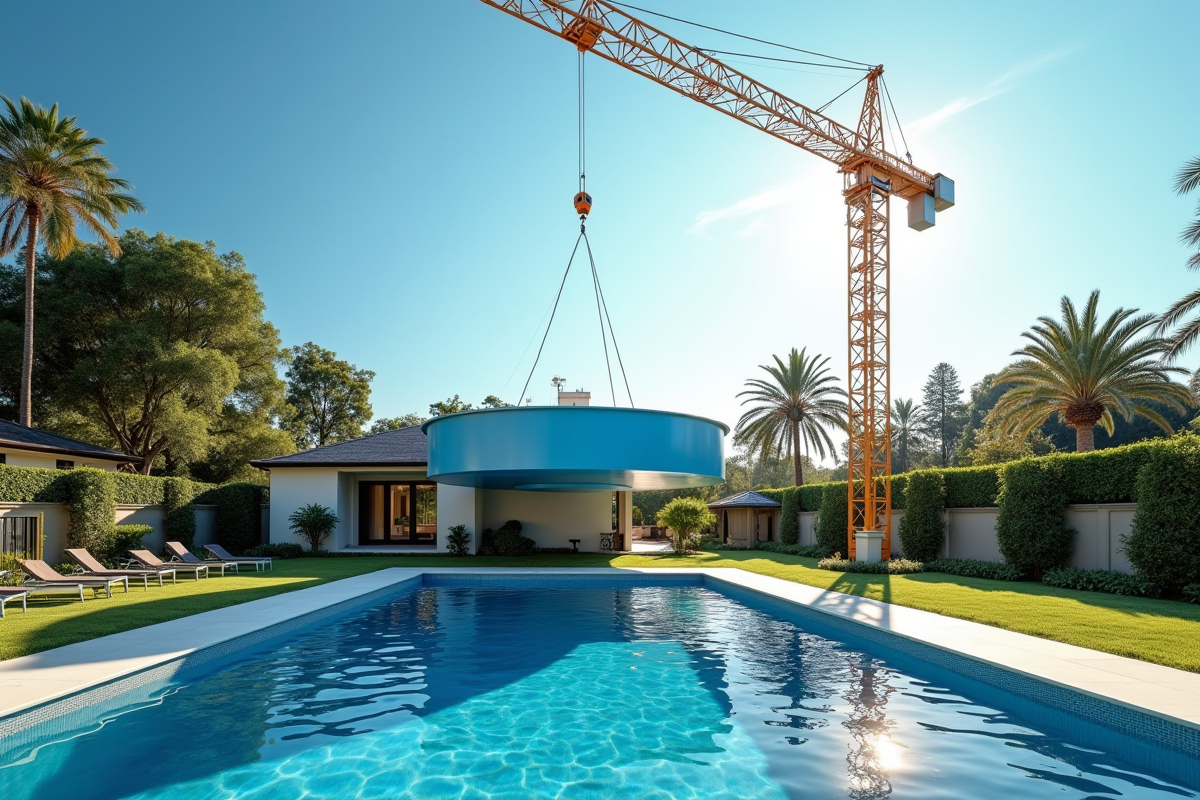 piscine déplacée