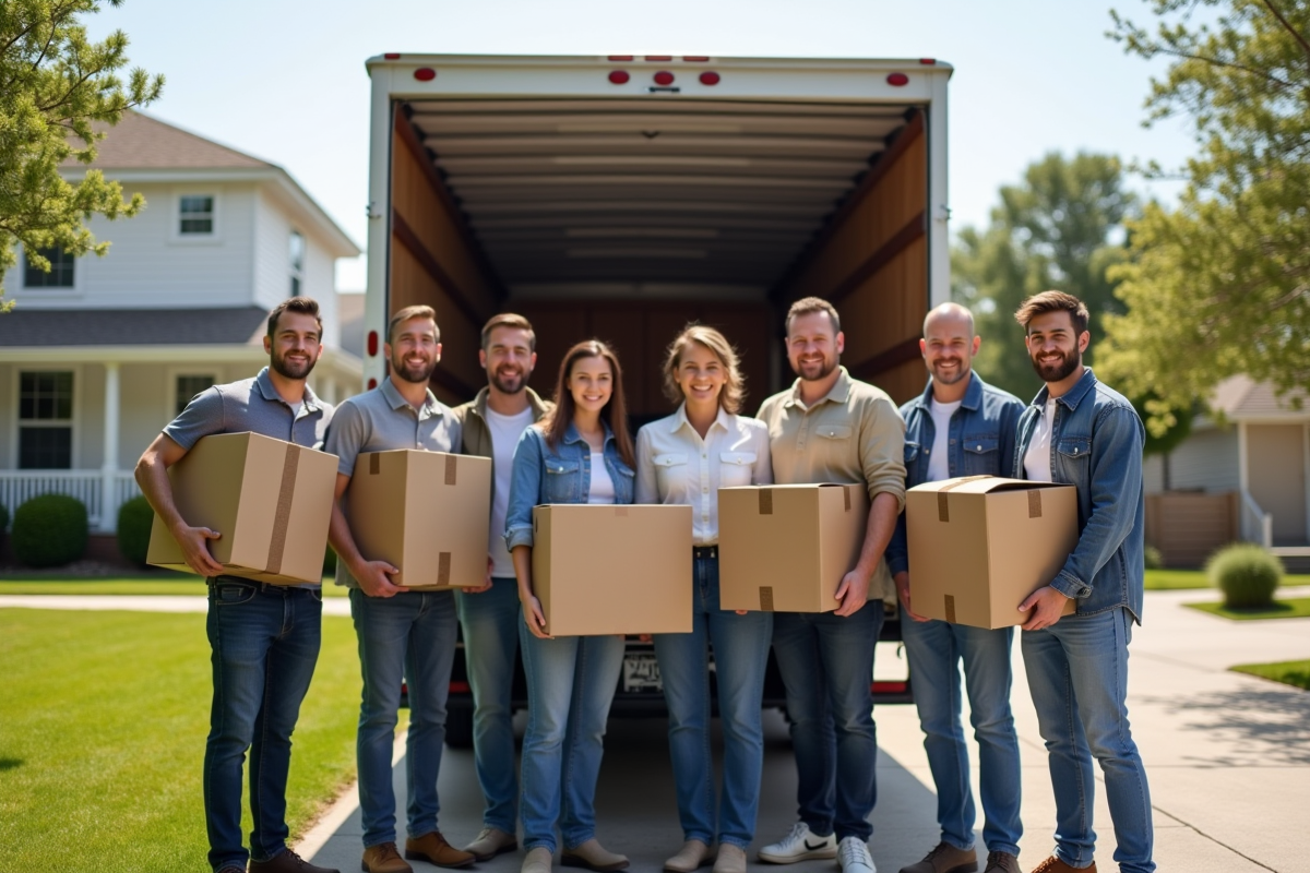 camion déménagement