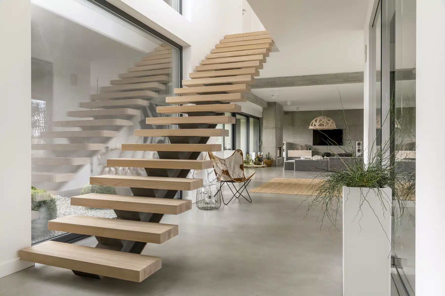 construction d'un giron d'escalier